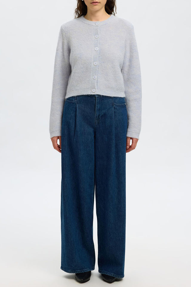 Selected Ancient Water Sia Ras Knit Cardigan