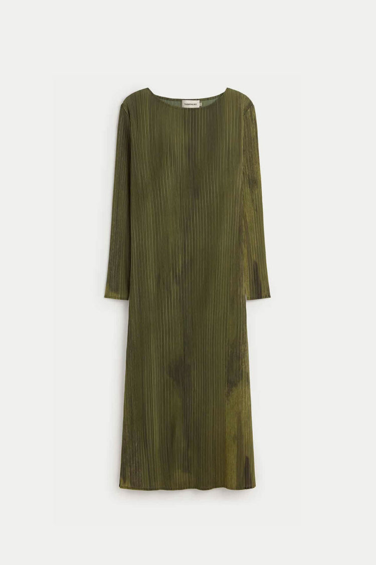 Thinking Mu Green Ombre Myrtle Dress