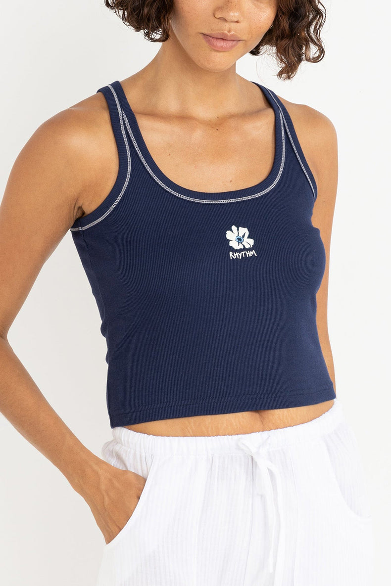 Rhythm Ink Rhythm Flower Tank Top