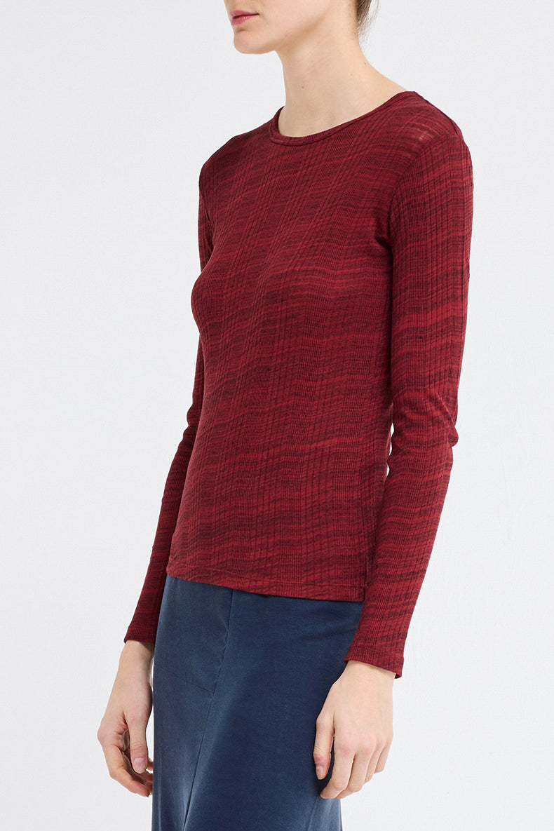 Our Sister Burgundy Lee Top