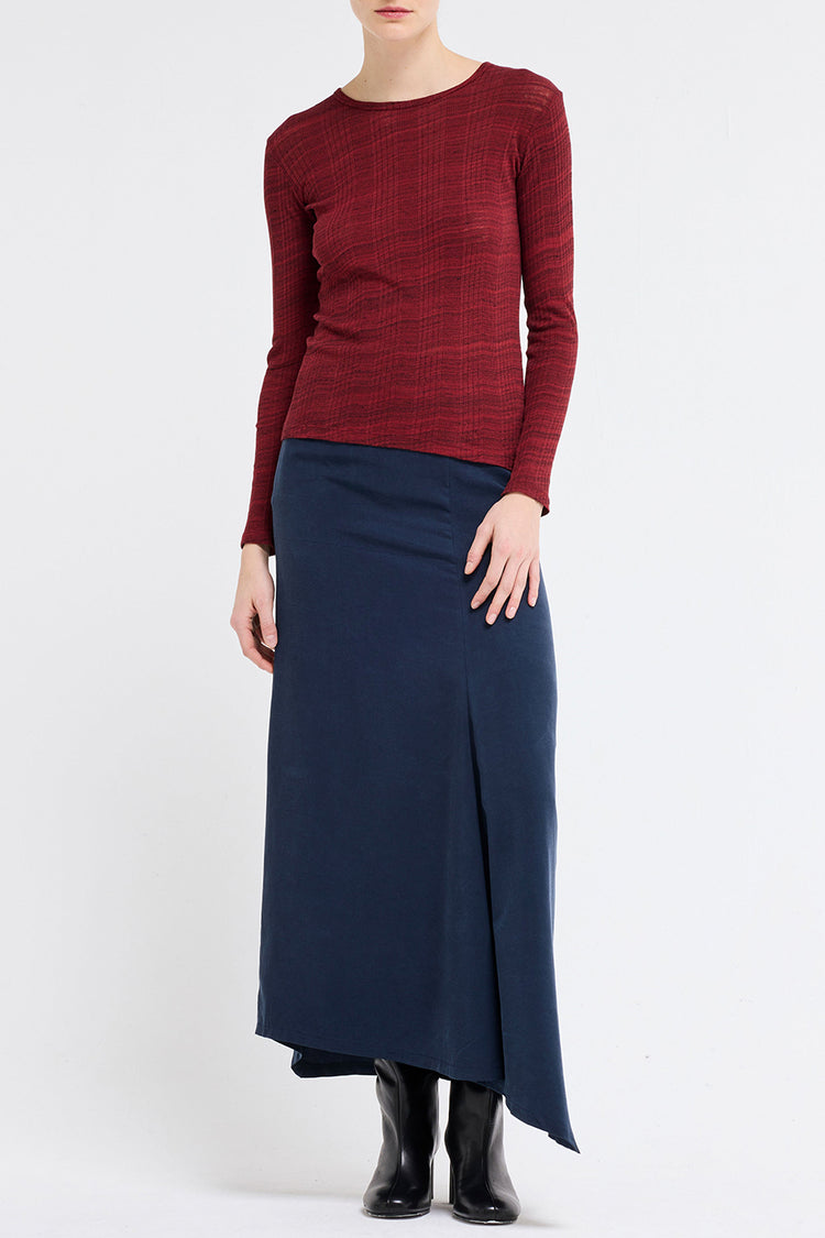 Our Sister Burgundy Lee Top