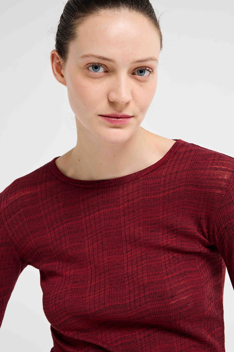 Our Sister Burgundy Lee Top