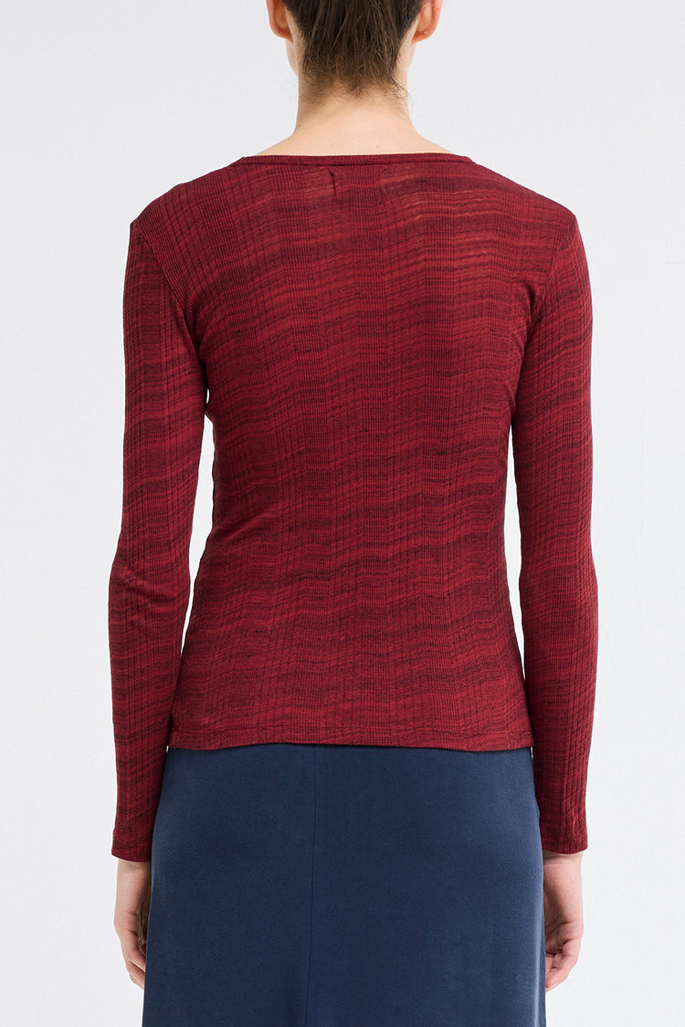 Our Sister Burgundy Lee Top