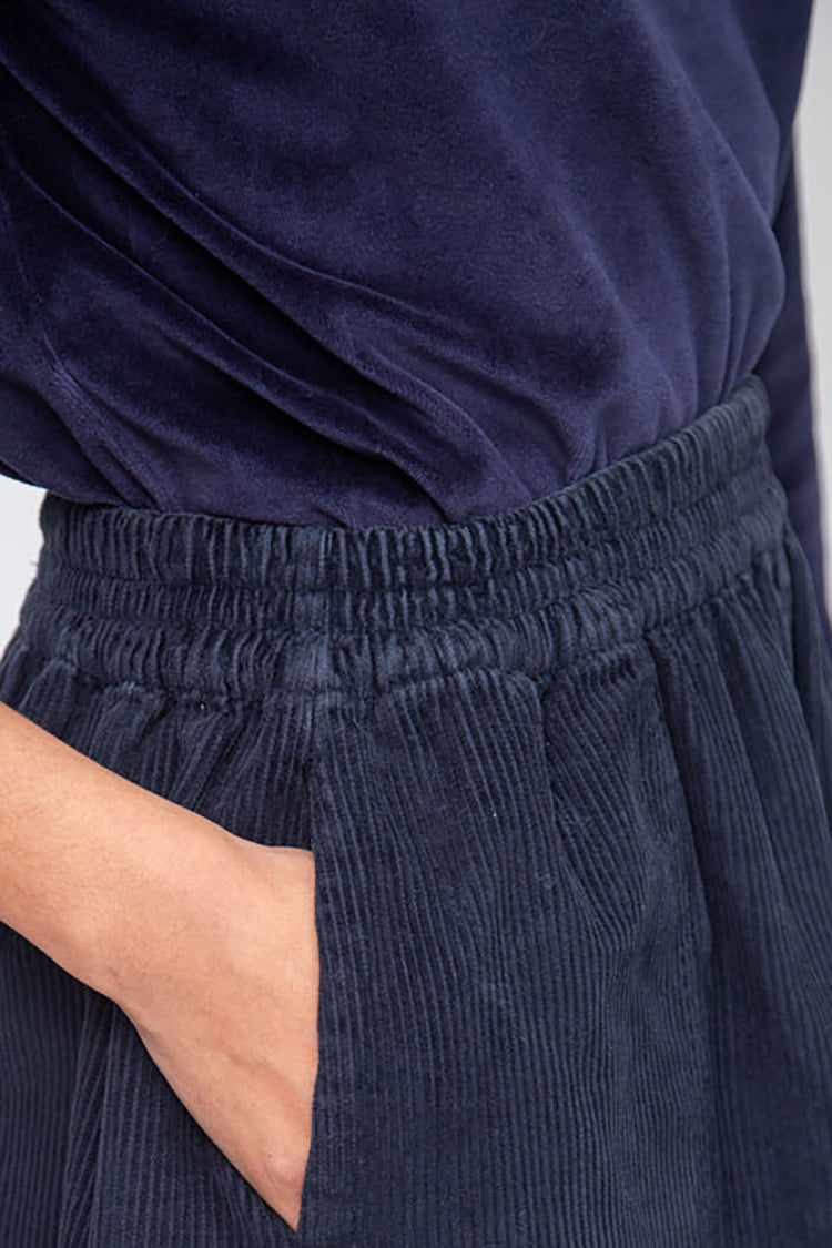 Beaumont Organic Night Sky Navy Pearl-Jane Velour Top