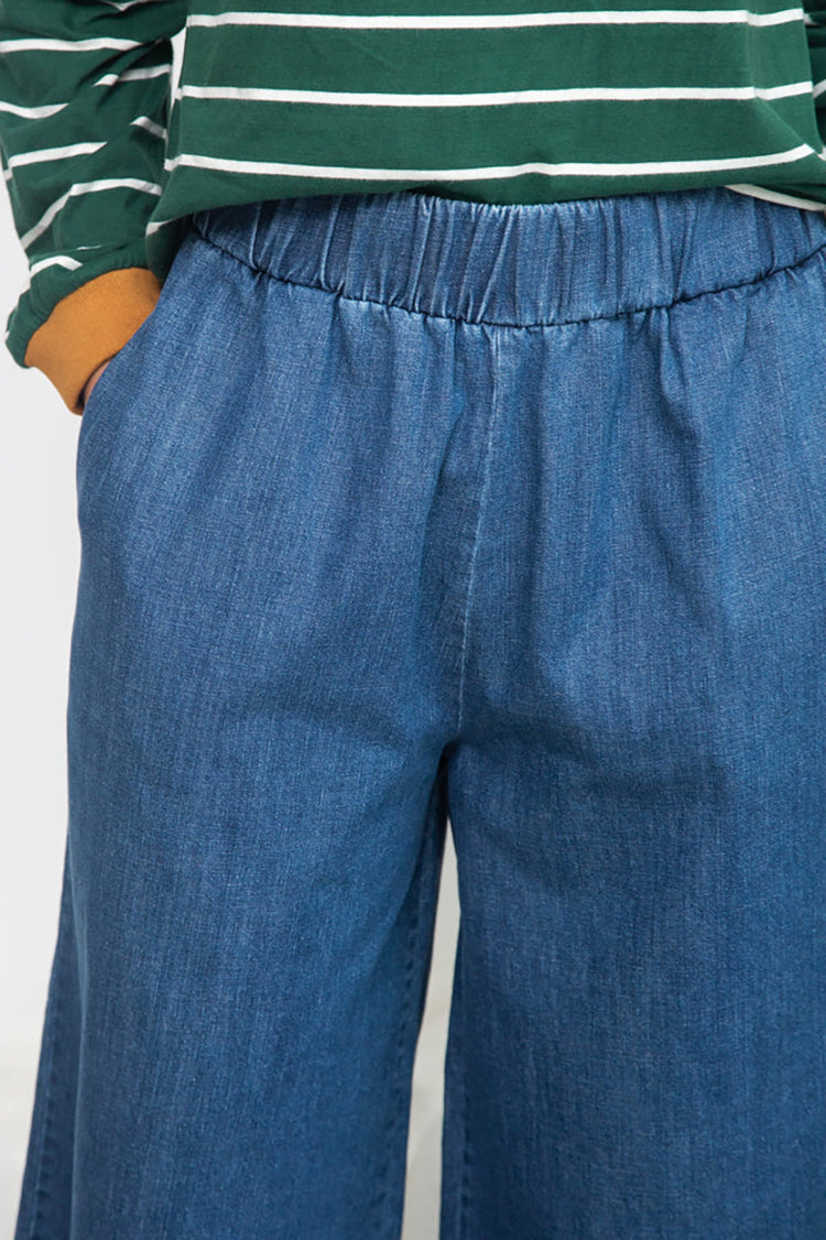 Beaumont Organic Mid Blue Evora-Leigh Denim Trousers