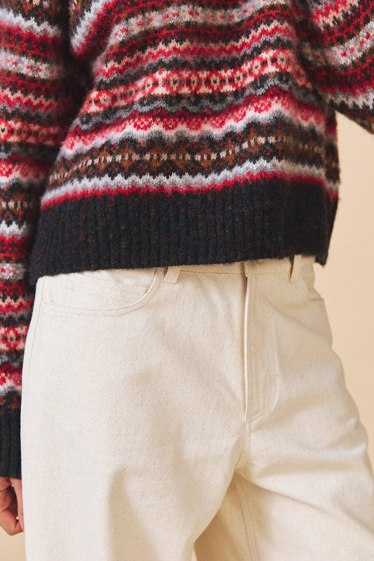 Sideline Black Mix Poppy Jumper