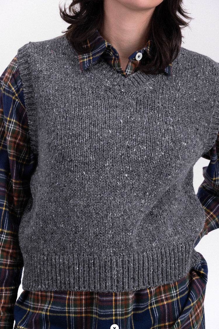 Howlin Charcoal Lost My Sleeves Jumper