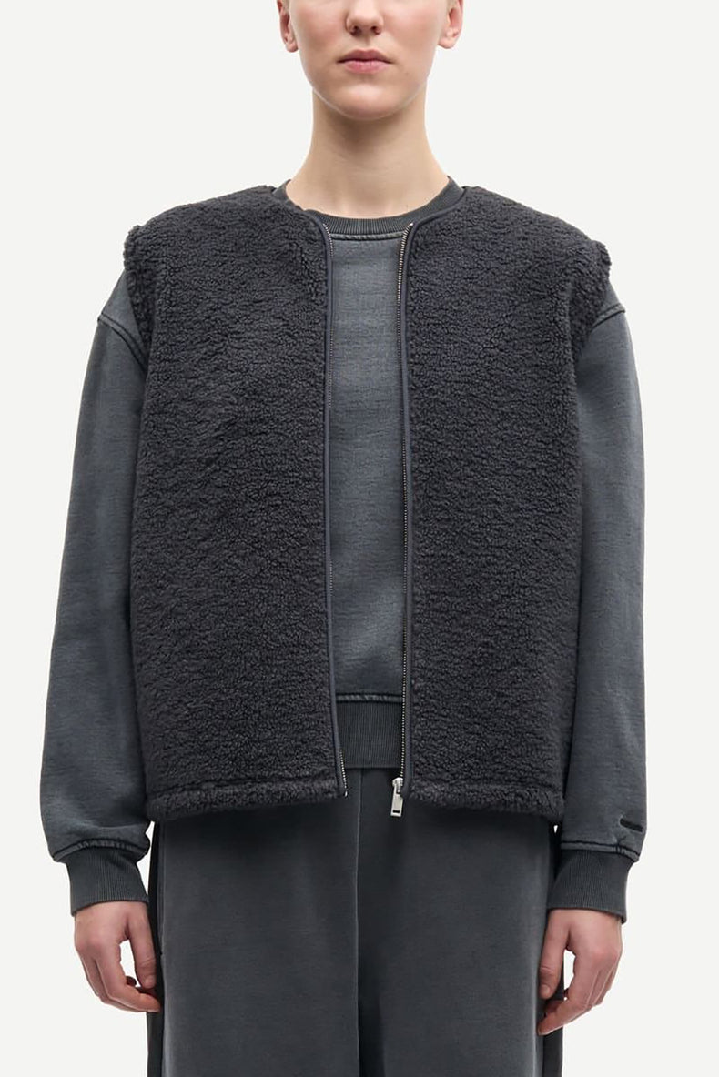 Samsøe Samsøe Charcoal Art Saautumns Vest