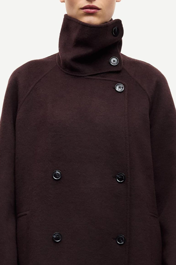 Samsøe Samsøe Black Coffee Sahanne Coat