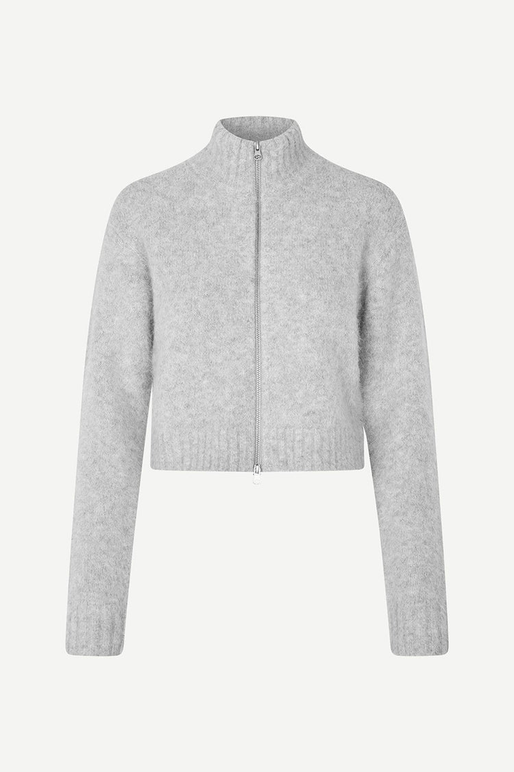 Samsøe Samsøe Light Grey Melange Sajeanne Cardigan