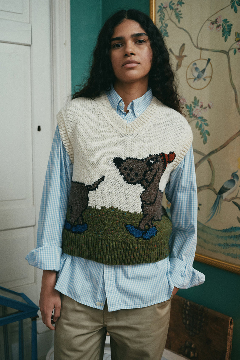 Howlin Ecru Bumper Lover Jumper