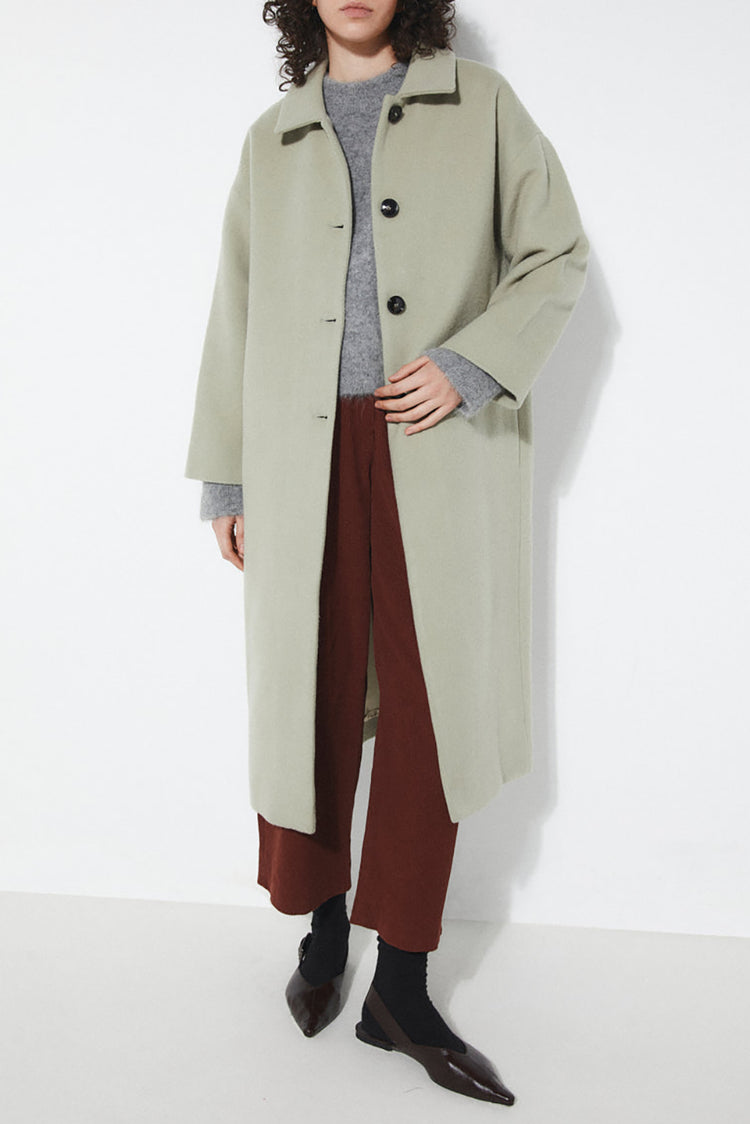 Dirty Green Aline Coat