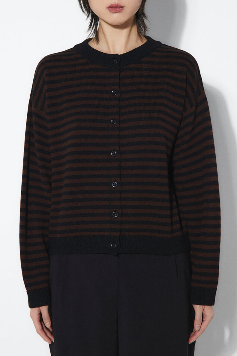Striped Knit Lynn Cardigan