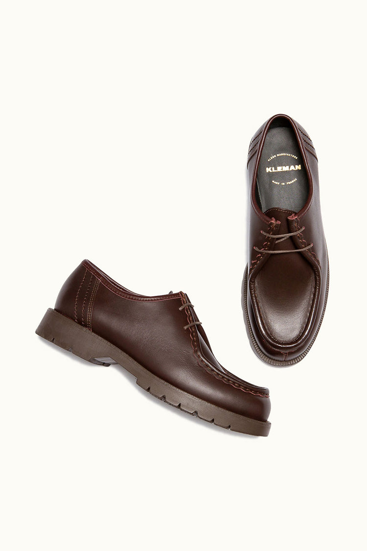 Kleman Bordeaux Padror Lace Up Shoes Womens