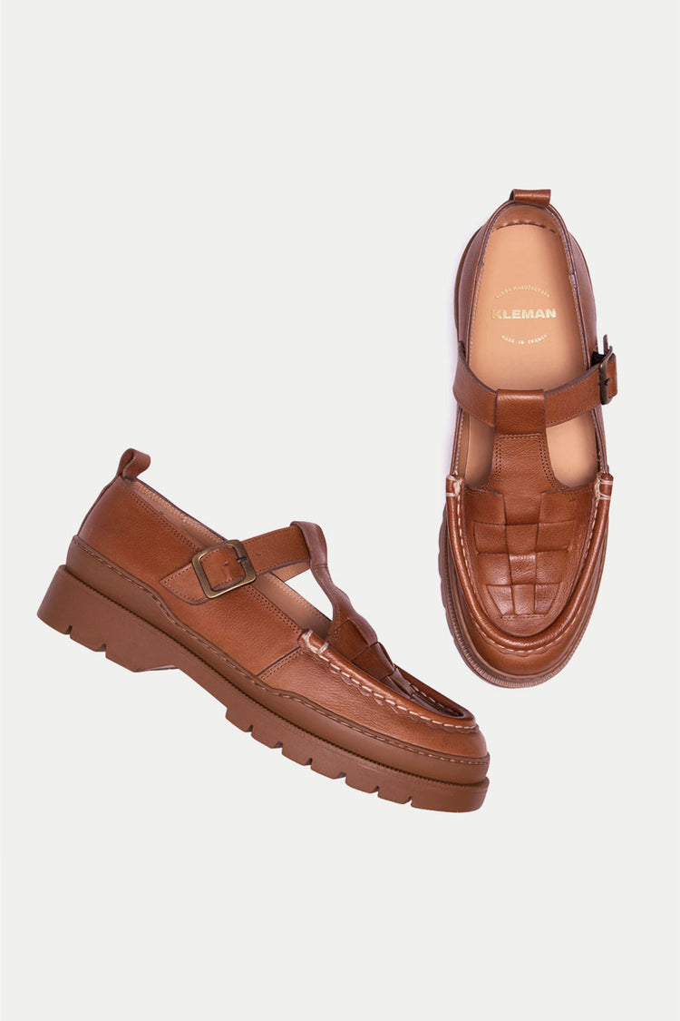 Kleman Cognac Rade Oak TR Mary Janes