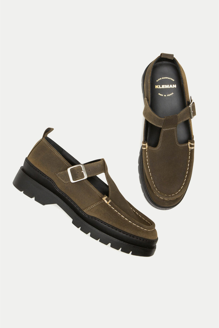 Kleman Khaki Rade EC Mary Janes