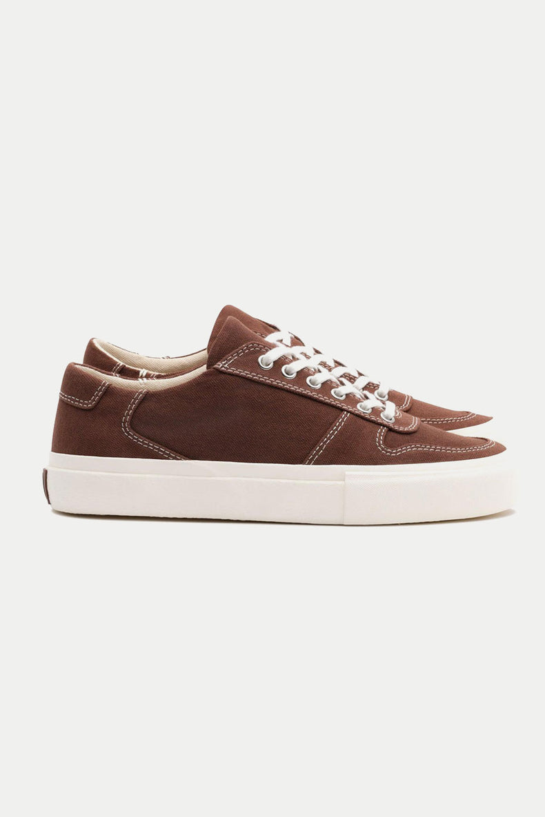 Collective Canvas Cappuccino Bal Trainers Womens
