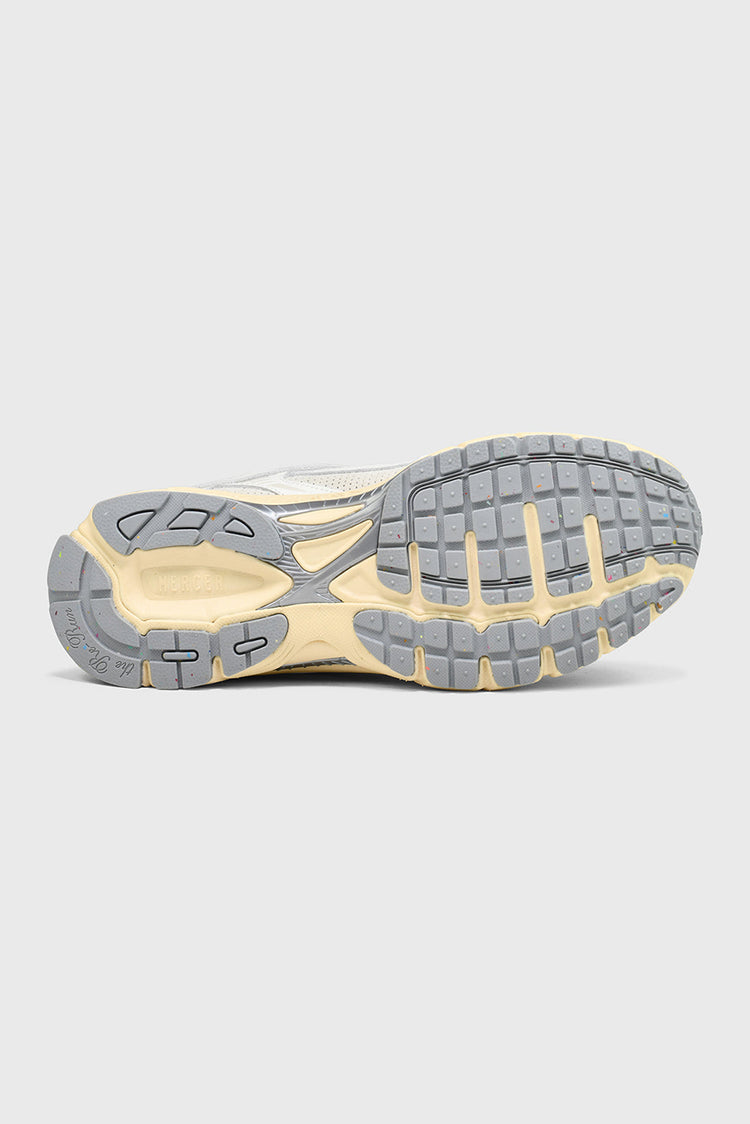 The Mercer Brand Off White The Re-Run Perforated Trainers Womens