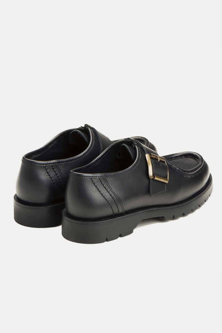 Kleman Black Convoi Buckle Shoe Womens