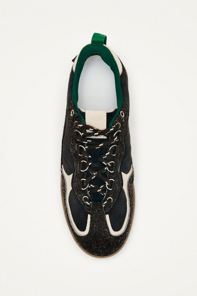 Alohas Brown Leather TB.490 Trek Trainers