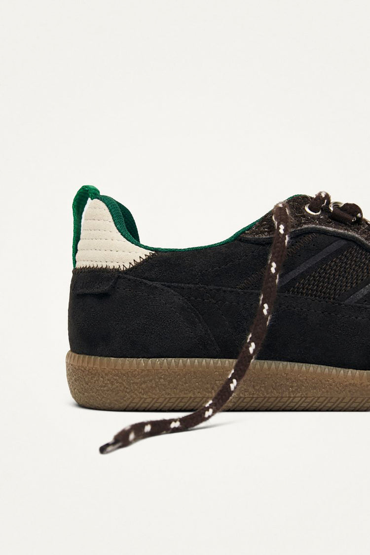 Alohas Brown Leather TB.490 Trek Trainers