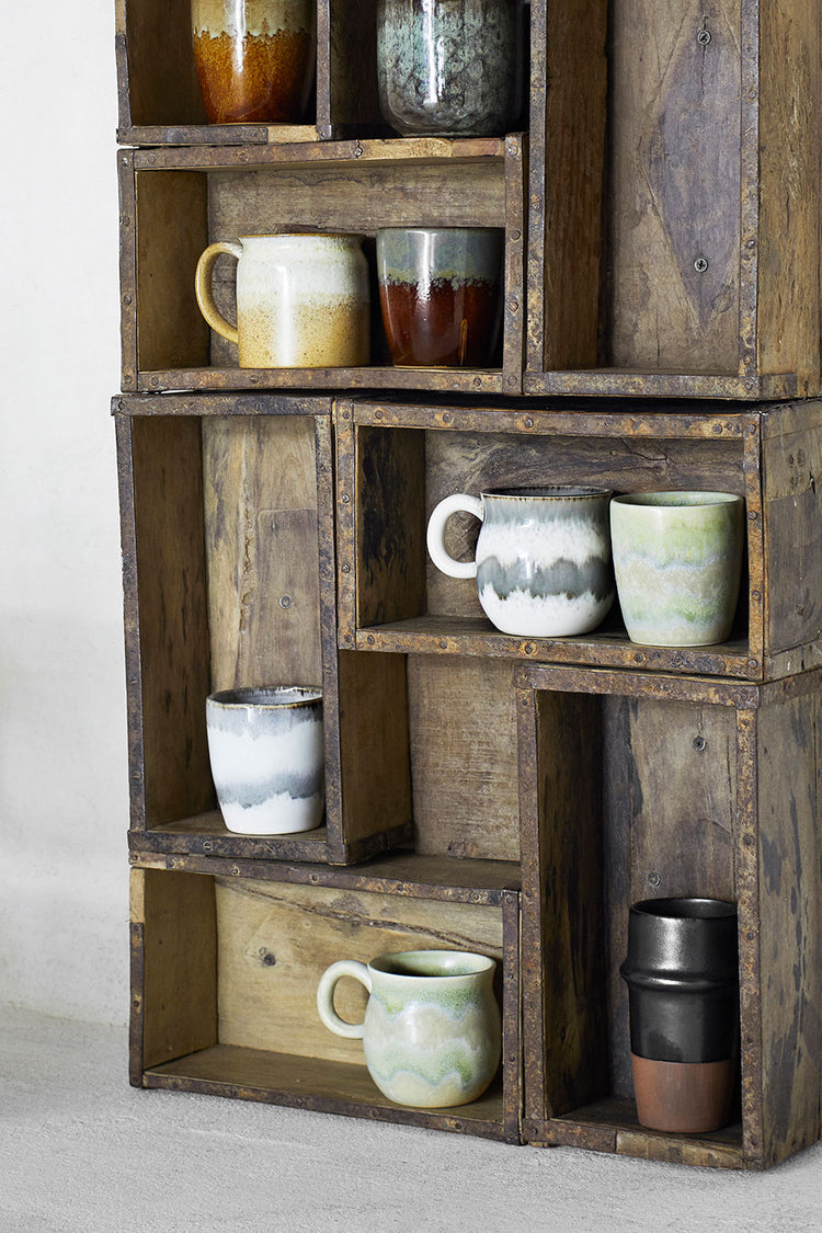 Madam Stoltz Mint Coloured Stoneware Mug