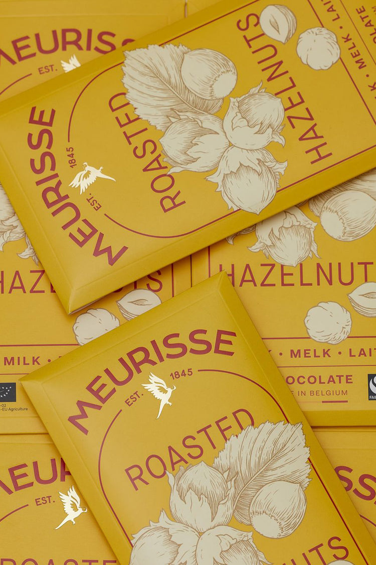 Meurisse Milk Chocolate Roasted Hazelnuts 100g