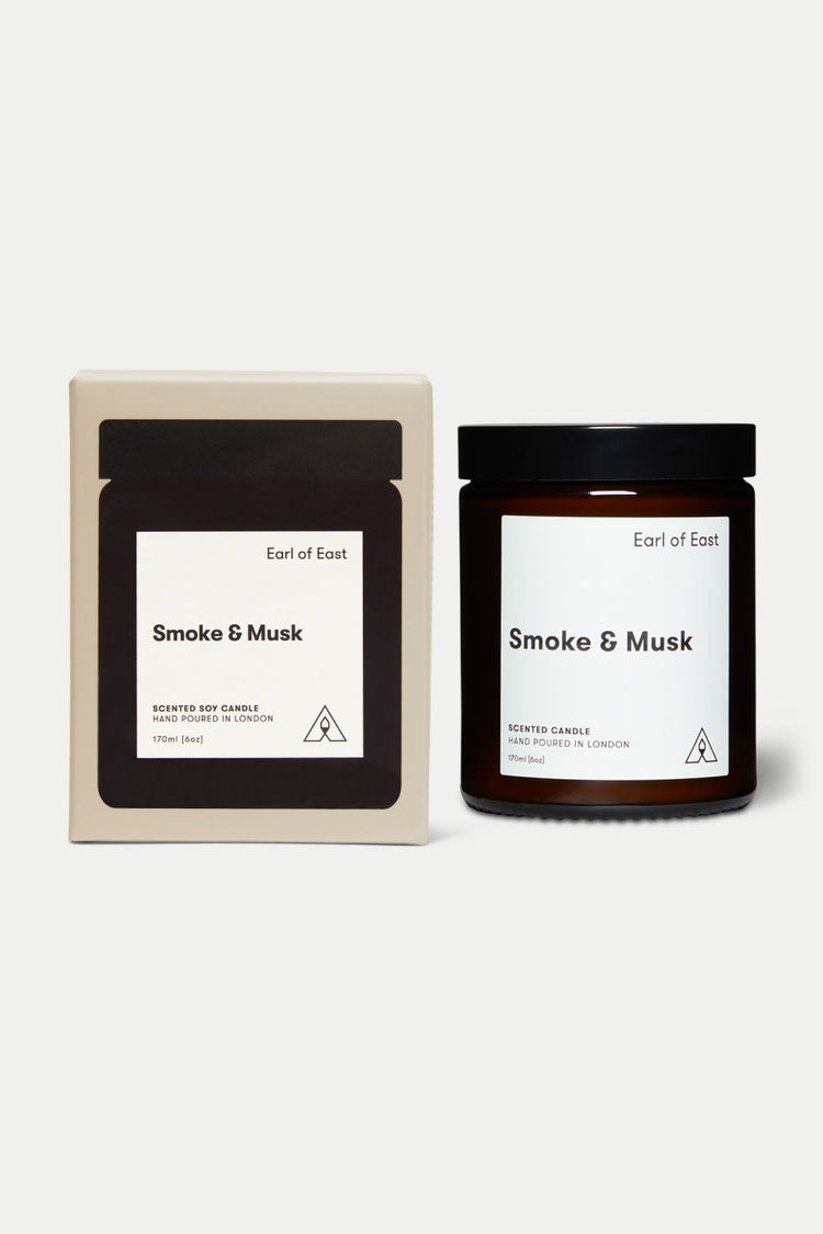 Earl Of East Smoke & Musk Medium Candle