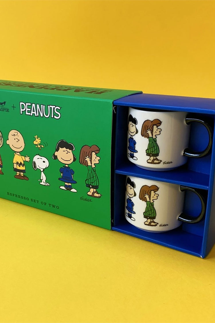 Magpie Peanuts Gang Espresso Set