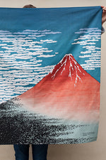 Red Fuji Traditional Furoshiki Wrap Large
