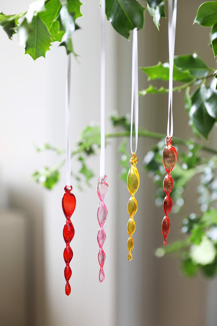 Klevering Arctic Icicle Ornament - Set of 4