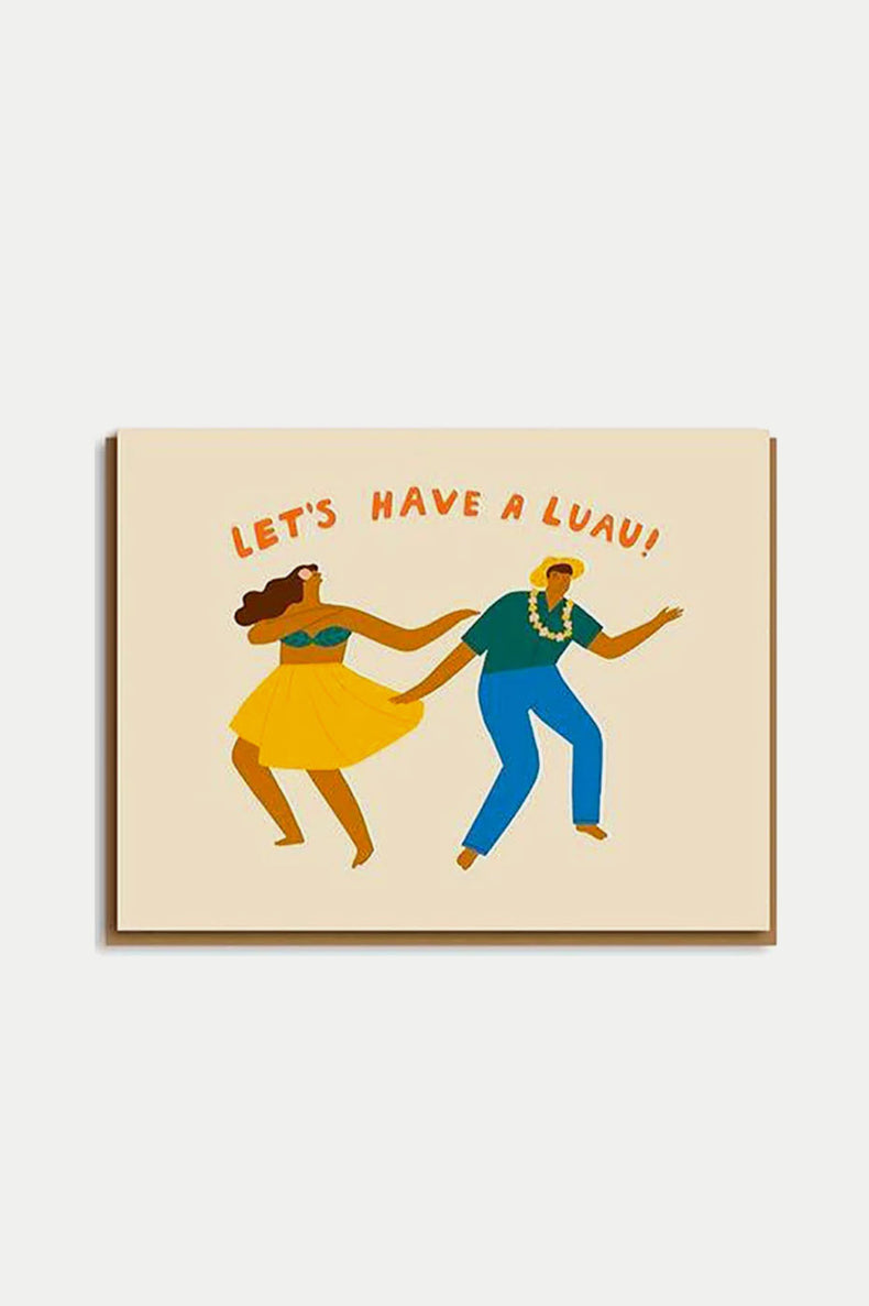 1973 Let's Have a Luau! Card