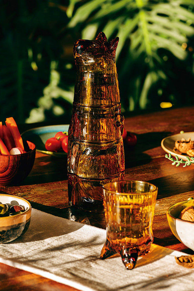 DOIY Ginger Kitty Stackable Glasses