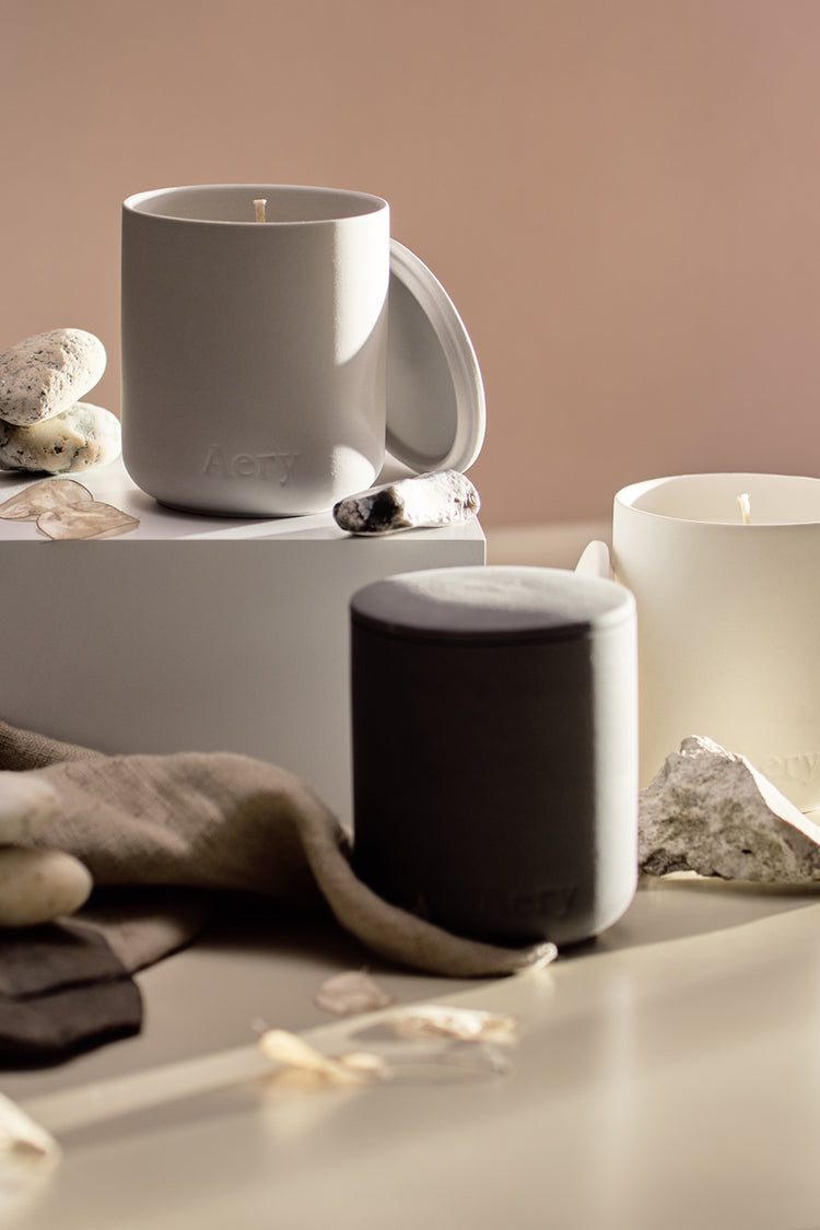 Aery Indian Sandalwood Scented Candle