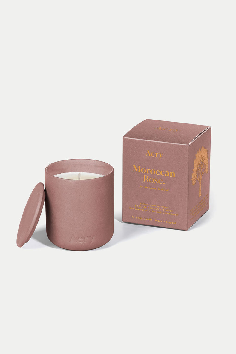 Aery Moroccan Rose Scented Candle