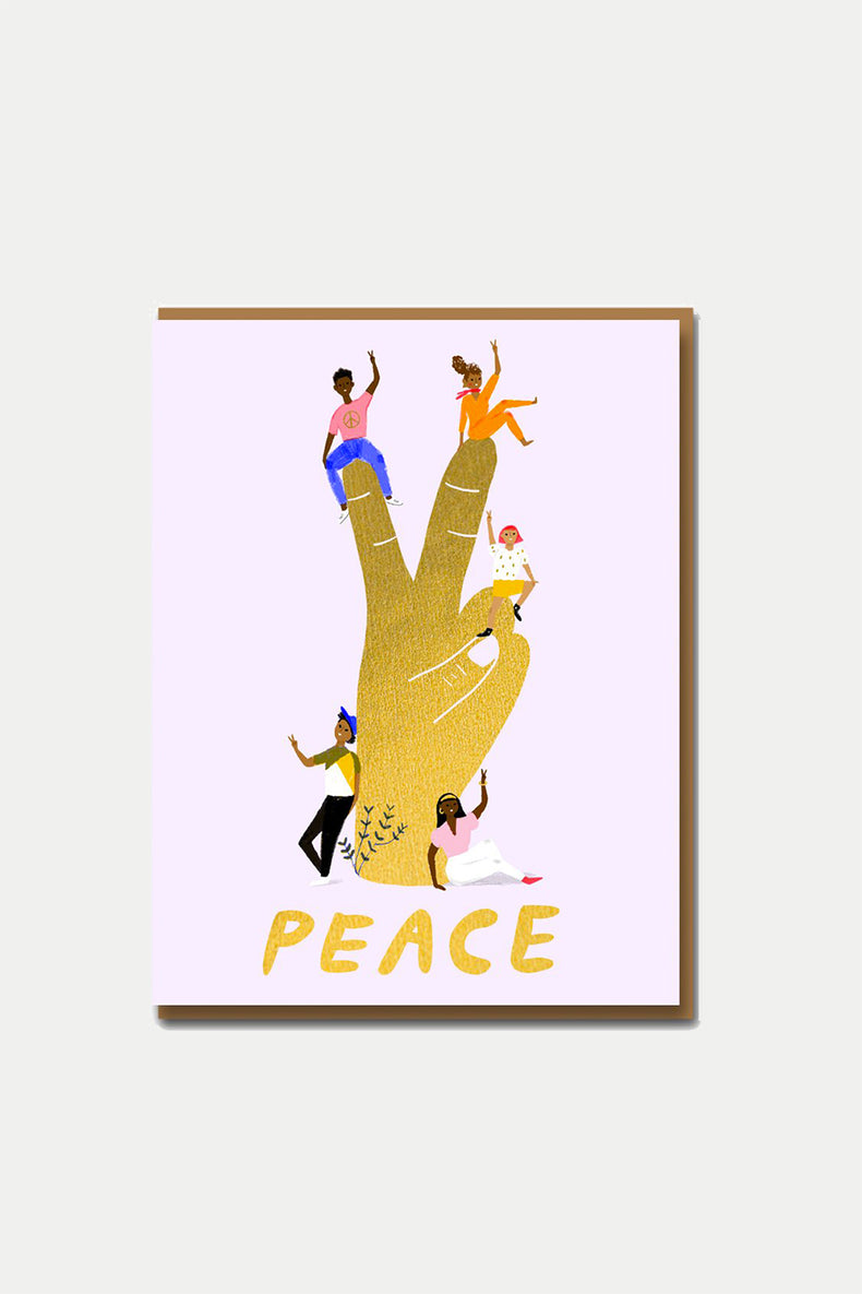 1973 Peace Sculpture Card