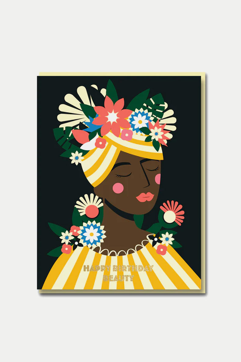 1973 Flower Girl Card