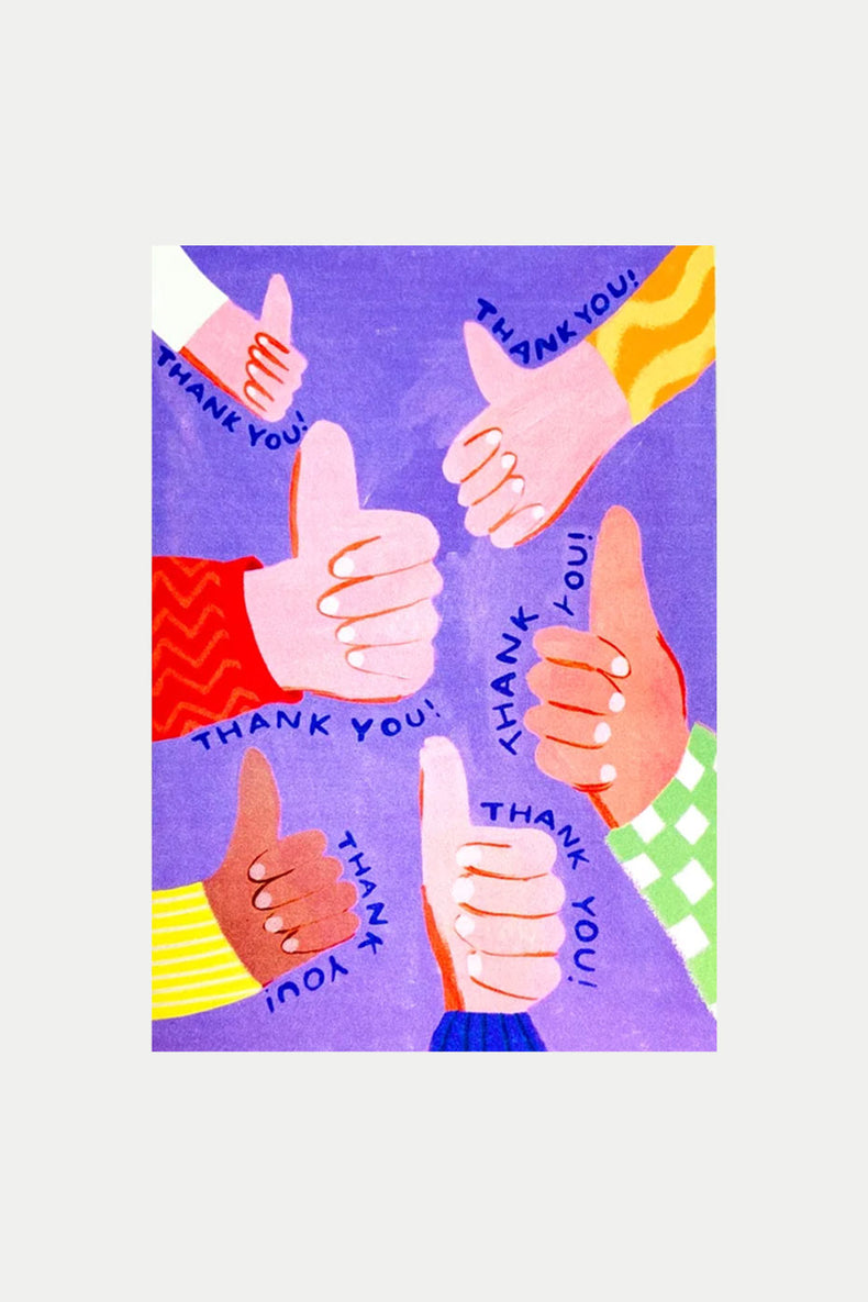 Icka Thank You Thumbs Card