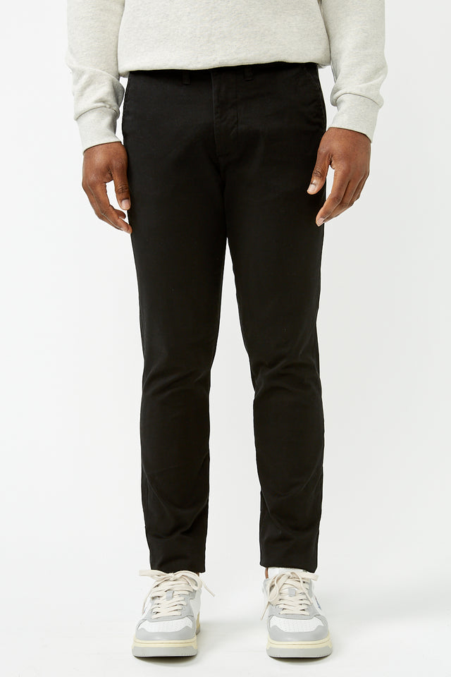 Selected Homme Black Slim-Miles Flex Chino Pants