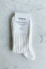 Off White Organic Cotton Socks