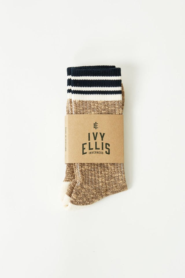 Ivy Ellis Sandwood Highland Coastline Slub Mens Socks