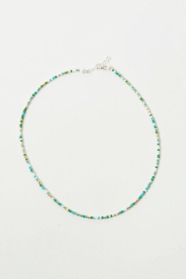 Mix Turquoise Beaded Necklace