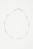 White & Mint Green Beaded Necklace