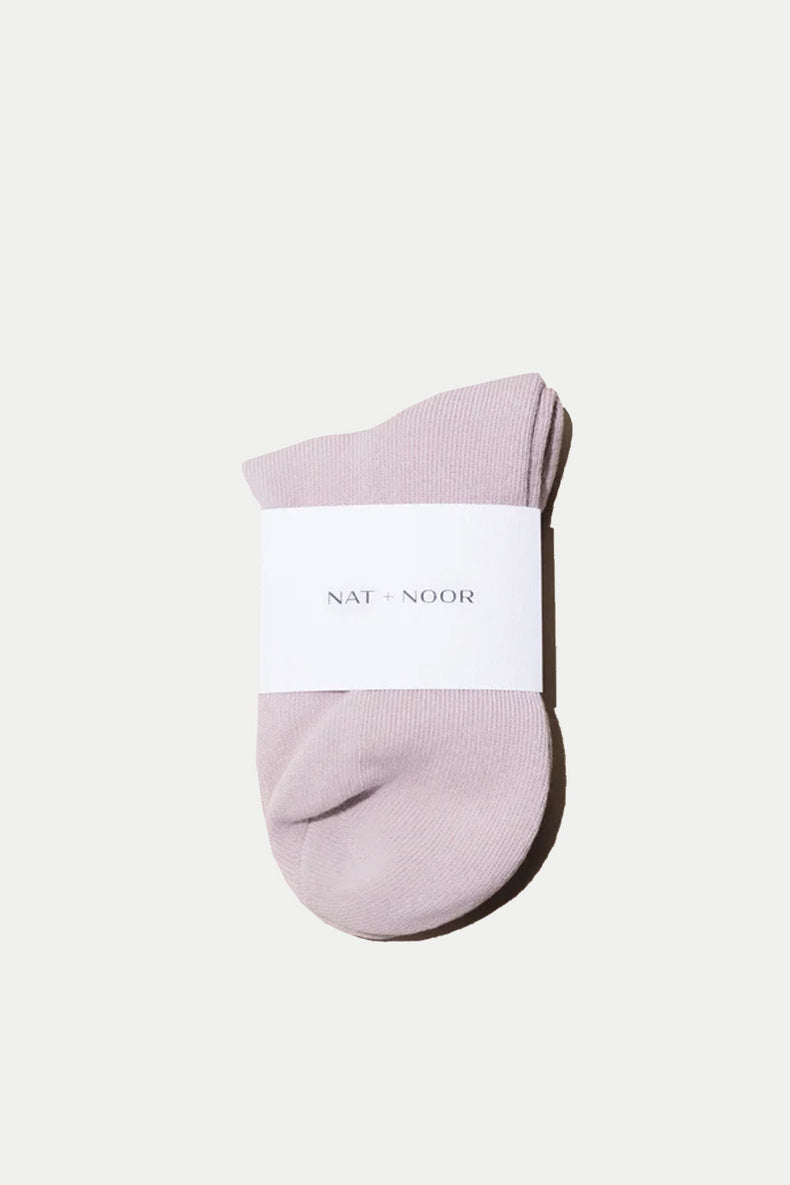 Nat + Noor Hinted Rose Ankle Socks
