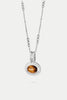 Silver Tigers Eye Necklace