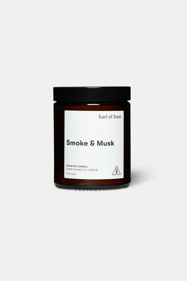 Earl Of East Smoke & Musk Medium Candle