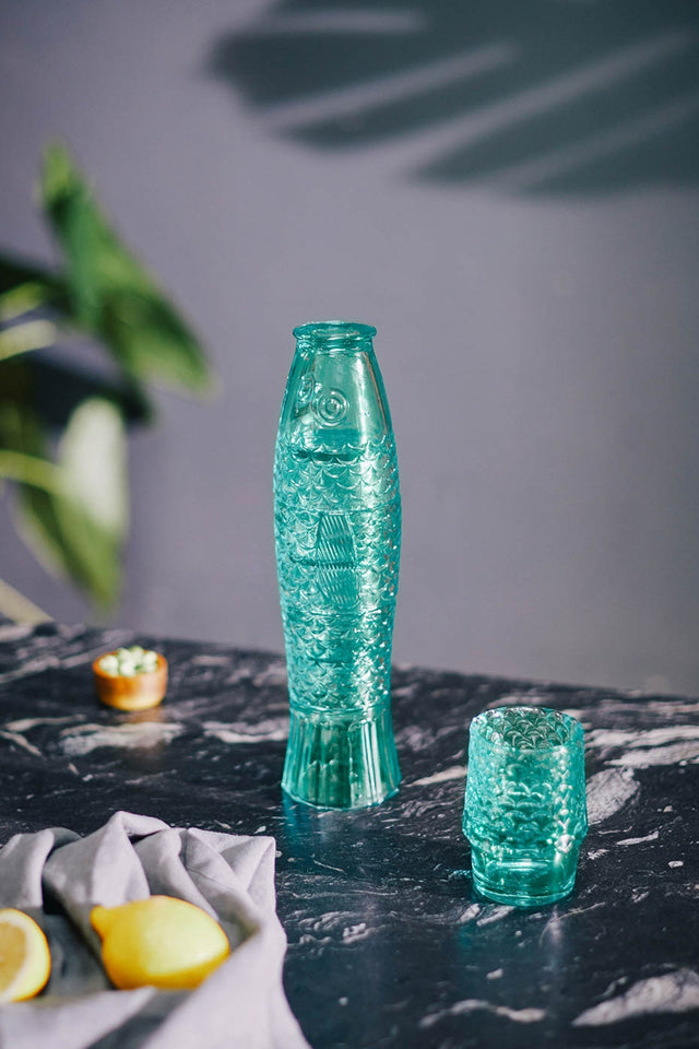 DOIY Mint Koifish Stackable Glasses