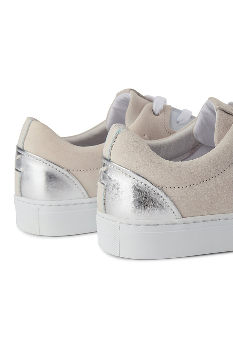 Shoe The Bear Nude Silver Palo Low Trainer