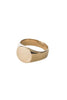 18ct Gold Plated Pinky Signet Ring