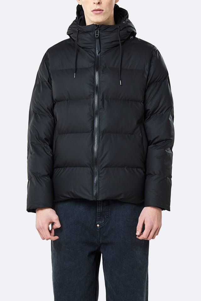 Black Short Puffer Jacket